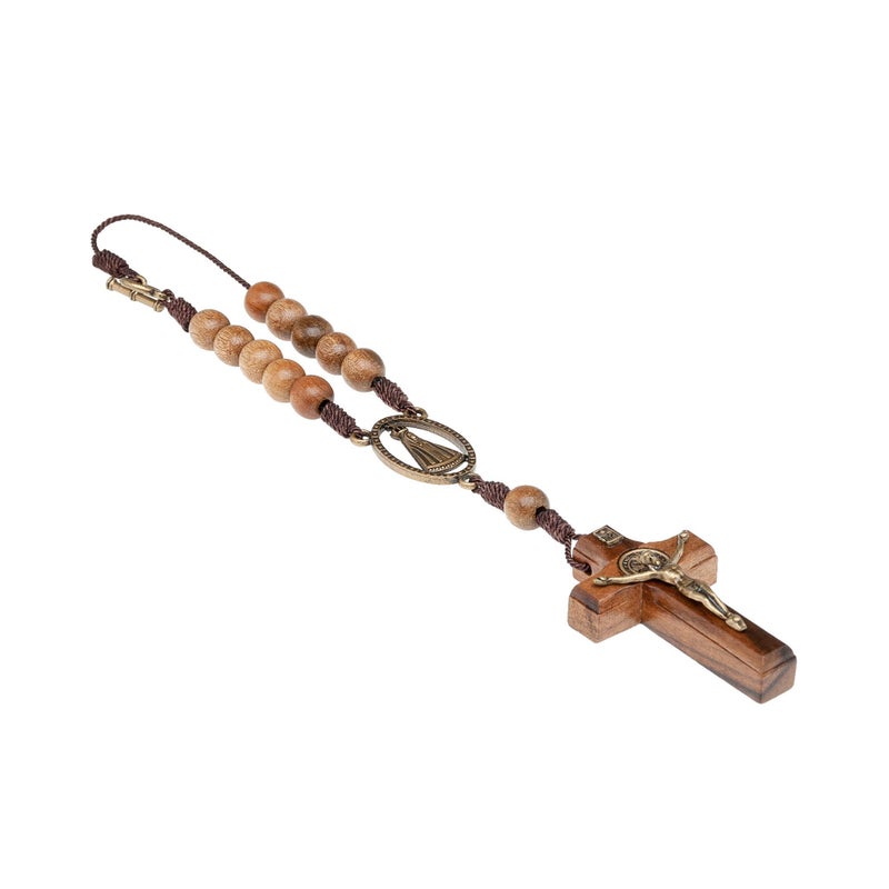 Intercession Car Rearview Mirror Rosary (Aparecida) - Image 3